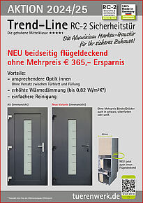 Aktion Haustür Trend-Line Aluminium-Haustür mit RC2