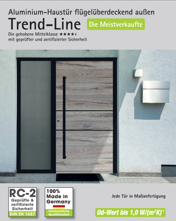 Haustür Trend-Line die gehobene Mittelklasse