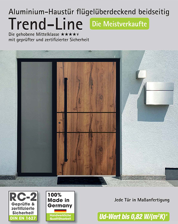 Haustür Trend-Line die gehobene Mittelklasse