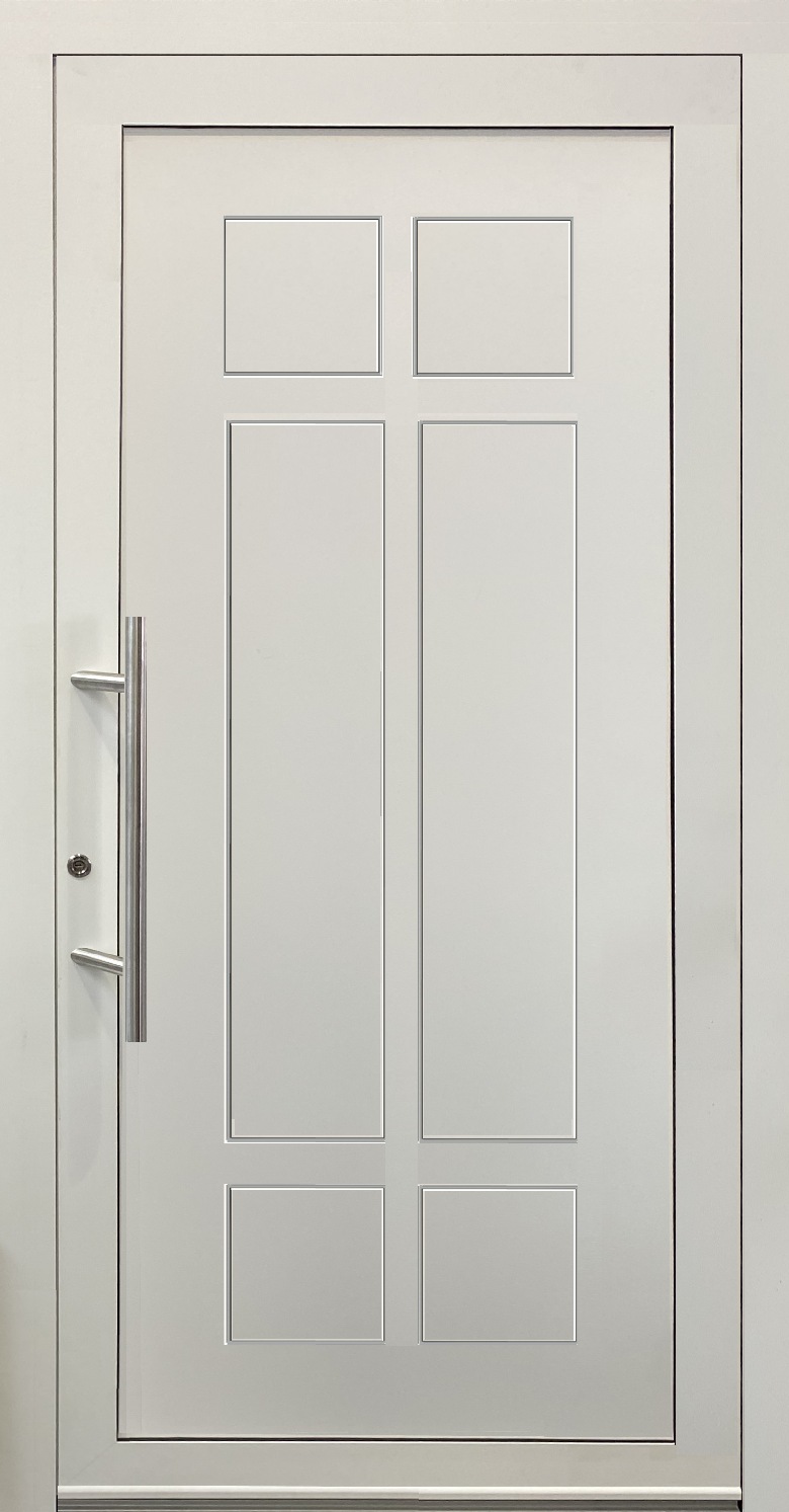 Bianca Haustür Aluminium Bianca